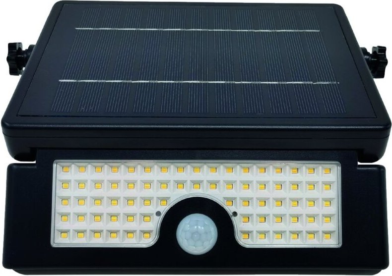 GSC - Cela LED-Solarstrahler mit Bewegungs- und Dämmerungssensor 6W 3000 - 4000 - 6000K IP54 Schwarz