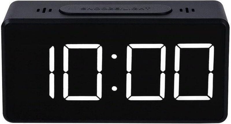 Digitaler Wecker - Schwarz