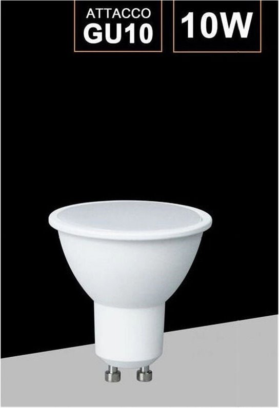 Trade Shop Traesio - Trade Shop - lamp led GU10 10WATT spotlight 110° licht 3000K 4000K 6500K GU10-10W -