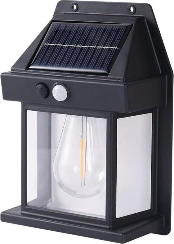 Solar-Wandleuchte mit Bewegungsmelder – 3 Modi, IP65 (1er Pack)