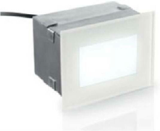 Nobile Illuminazione - Led-signapass-installation von der auenwand mit glasdiffusor 2,7 w warmlicht 241/3k