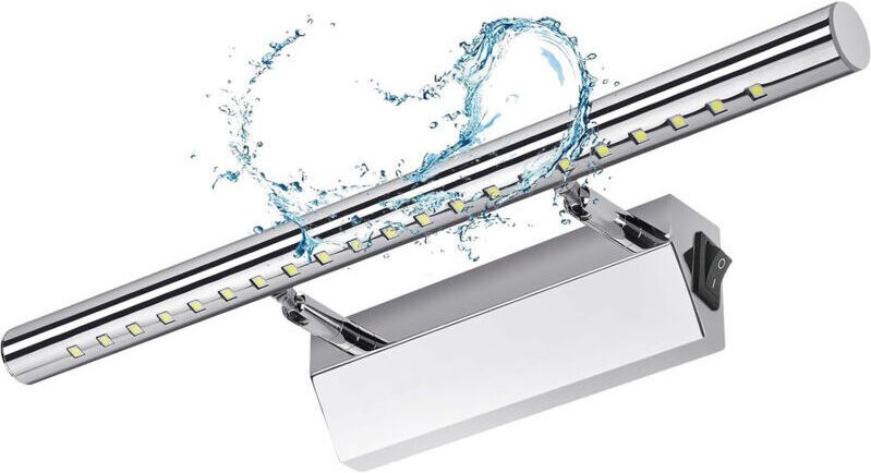 Vtizikl Lightess applique salle de bain avec interrupteur LED 5W 40cm Lampe Salle de Bain Murale Lumière Tableau Étanche...