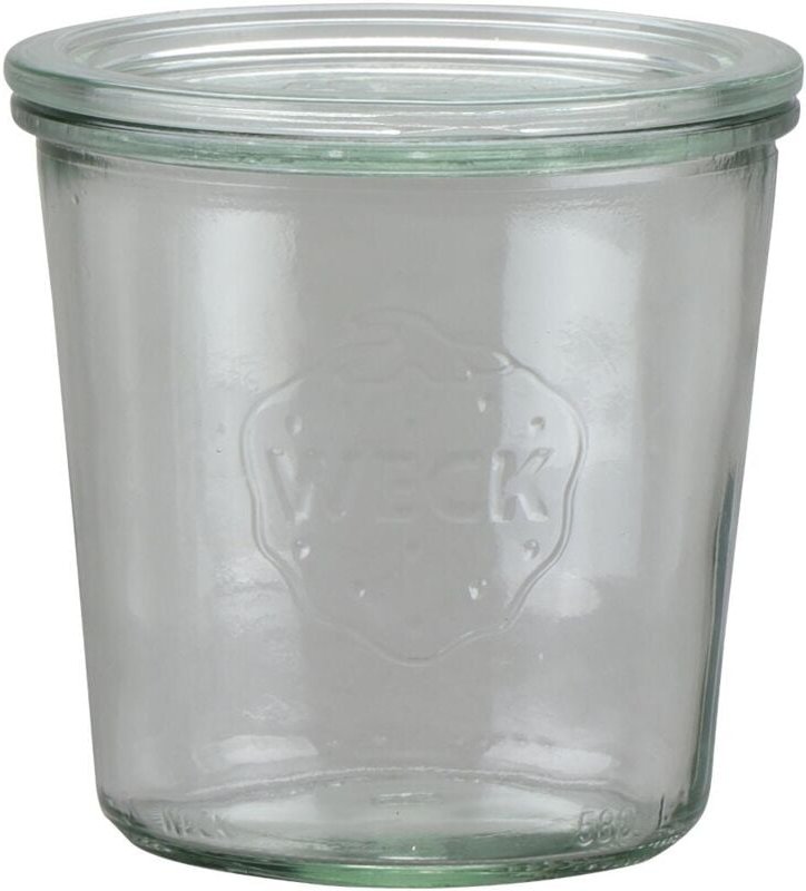 Siena Home - Sturz-Glas 'Cucinare' Rundrand 580 ml Weck-Glas, Rundrand-Deckel