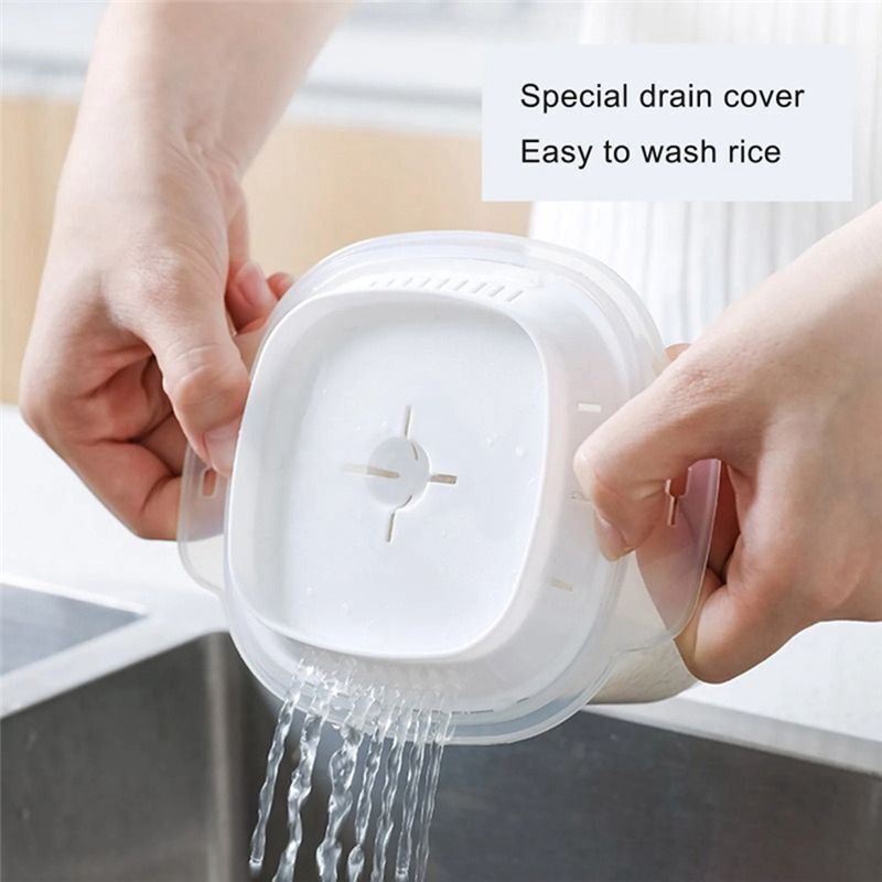 Mikrowellen-Reiskocher, Multifunktions-Dampfgarer, zum Kochen Heißer Suppen, Lunchbox, Küchen-Kochutensilien