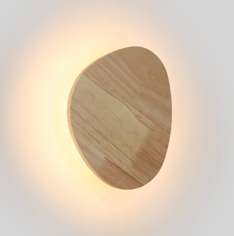Wandleuchte aus Holz eclipse 3, warm 8W