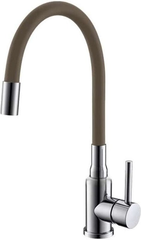 Alveus - Mintas - Spültischarmatur mit flexiblem Arm, Chrom/beige 1144428