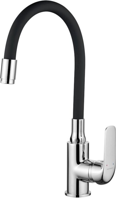 Freistehender Spültischhahn mit flexiblem Auslauf