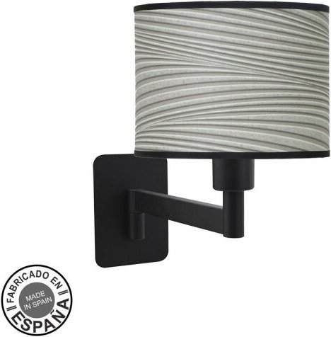 Wandleuchte modisch 1xe14 schwarz/grau 26x17x28 cm