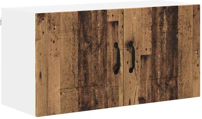 Küchenwandschrank mit Tür Altholz 80 x 31 x 40 cm Holzwerkstoff vidaXL