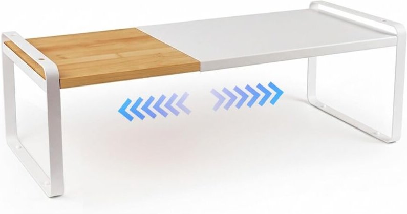 Küchenregal, halbes Regal, ausziehbares Teleskopregal für Küchenschränke und Arbeitsplatten, Speisekammer, Badezimmer (1...