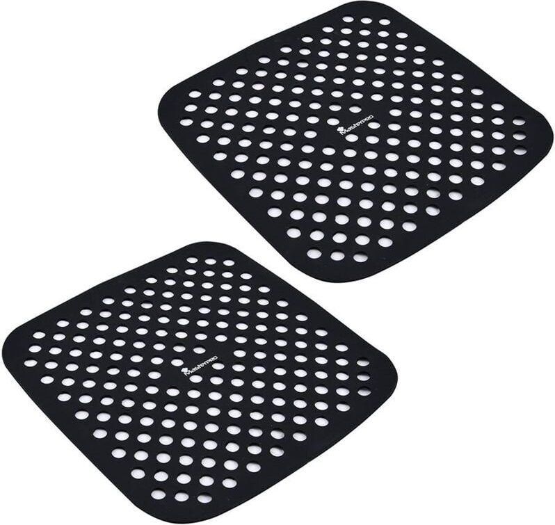  Masterpro - MasterPRO foodies collection - Set de 2 Backmatten de Silikon-Backmatten 19x19 cm - Gleichmäßige Wärmevert...