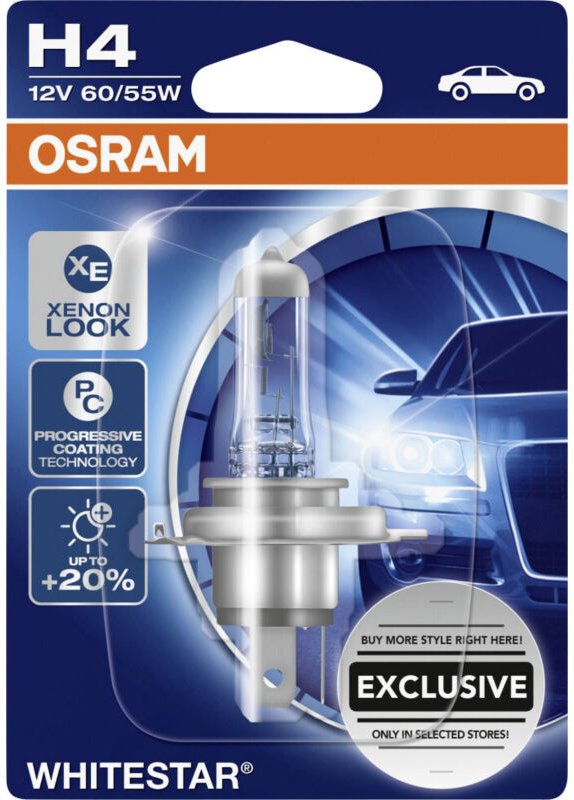 Osram - gll H4 Whitestar 12V 60/55W Beleuchtung