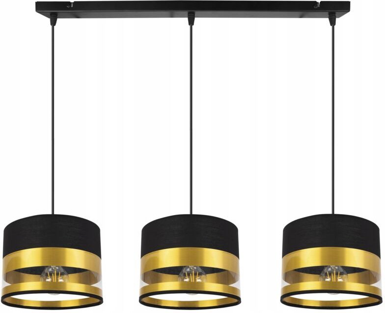 Moderne Deckenhängelampe, Goldener Lampenschirm, Led