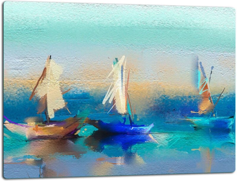 GlassplattenschneideBrett 52x40 Boot