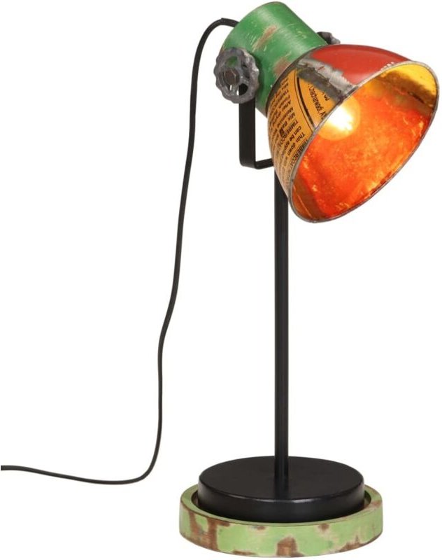 Schreibtischlampe 25 W Mehrfarbig 17x17x50 cm E27 vidaXL551458