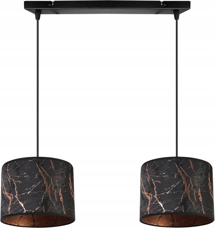 Hängelampe, Deckenleuchter, Lampenschirm, Muster, Kupfer