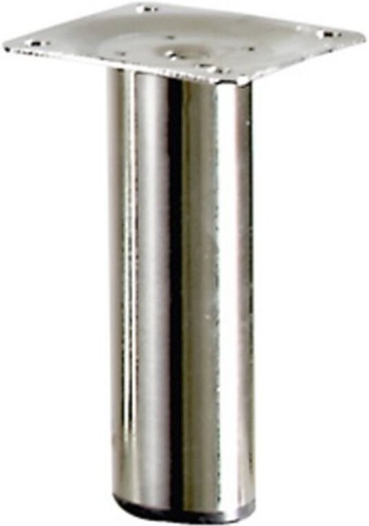 Thumbnail - Tischbein 3,0 x 10 cm Stahl Edelstahl-Optik - 1 Stück Tischbeine - Hettich