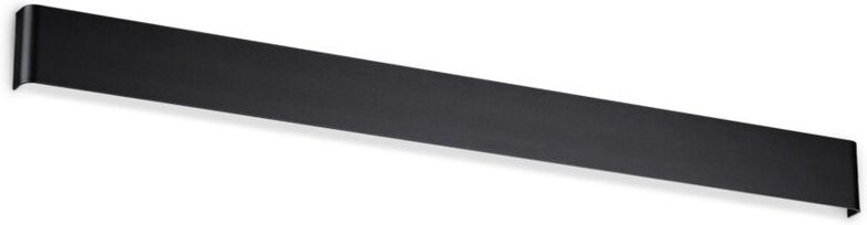 Ideal Lux - delta 110 cm integrierte LED-Wandleuchte Schwarz, 4000 k