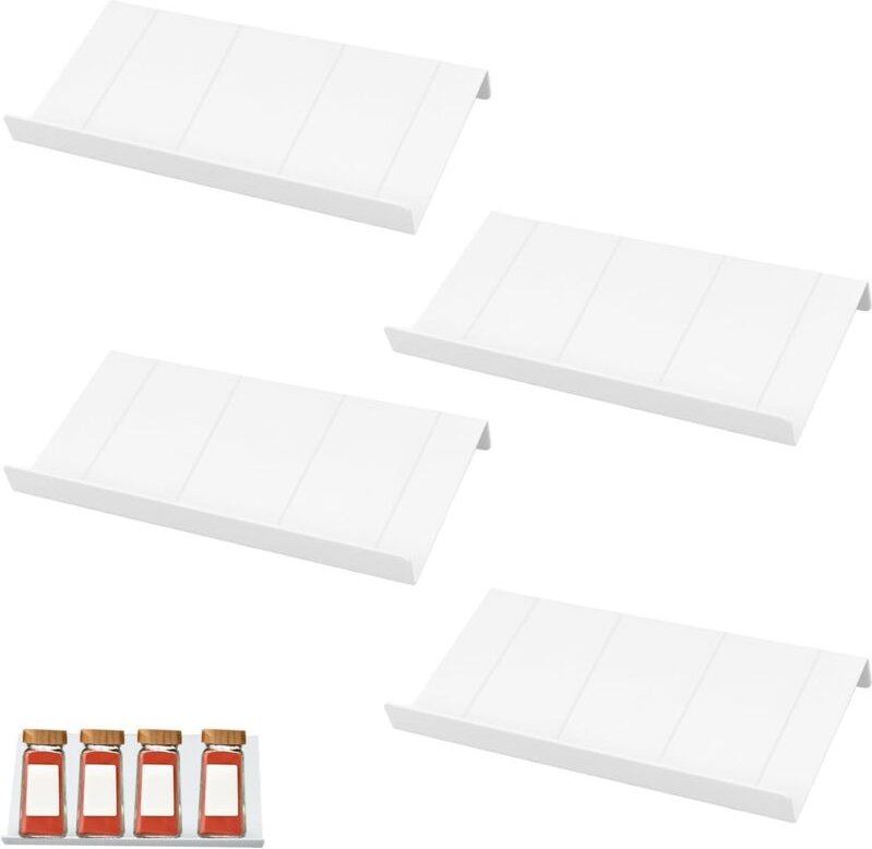 Gewürzregal mit Schublade und Leiter – Platzsparend für Küche und Bar – Patchwork – 4-teilig