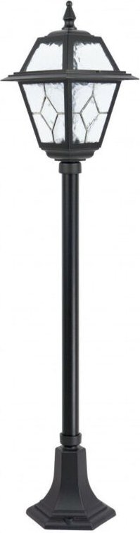 Thumbnail - Retro Außenstehleuchte 110 cm 1xE27 schwarz IP43 SU-MA Buntglas K 5002/2/N