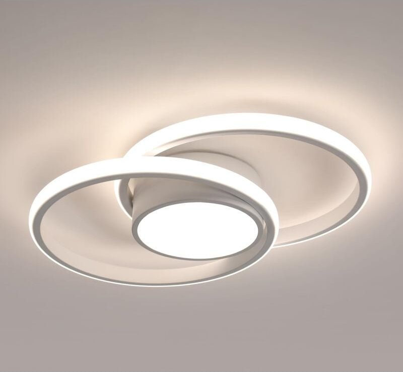 Goeco - LED-Deckenleuchte, runde Deckenleuchte 42 w, moderne Deckenleuchte für Flur, Schlafzimmer, Badezimmer, Küche, Wo...