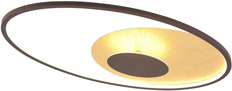 Lindby - led Deckenleuchte 'Feival' aus Metall dimmbar für Wohnzimmer & Esszimmer von