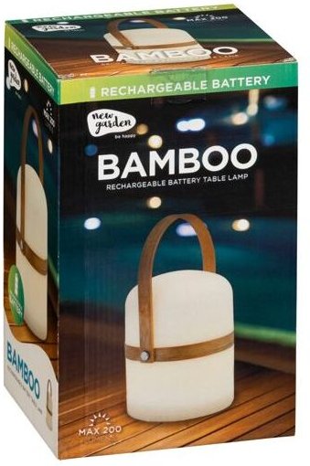 New Garden bamboo tragbare Lampe