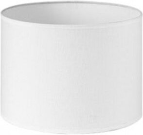 Zylindrischer Lampenschirm Dori E27 Weiß 25Dx25dx20h cm Popeline