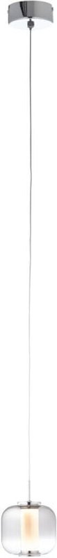 Brilliant - Rafa led Pendelleuchte 1flg chrom/rauchglas Innenleuchten,Pendelleuchten 1x 7W led integriert, (Lichtstrom: ...