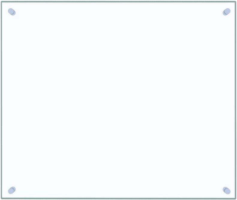 Küchenrückwand Transparent 70x60 cm Hartglas Vidaxl Transparent