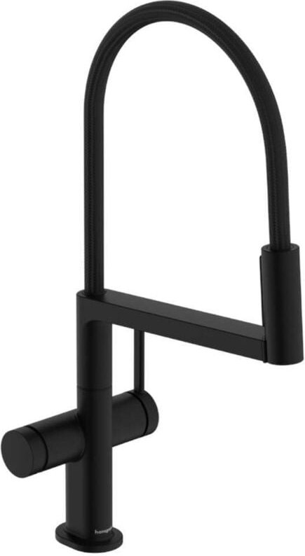 Hansgrohe Talis Select M54 PowderSpray - Spültischarmatur mit flexiblem Arm und Brause, EcoSmart, mattschwarz 72861670