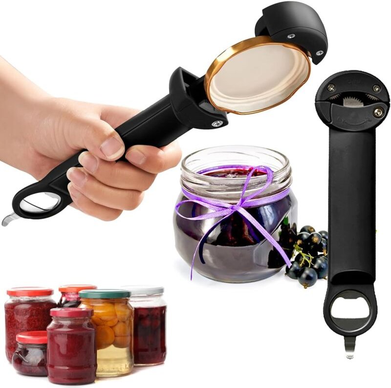 Multifunktionaler Teleskop-Flaschenöffner, Dosenöffner, verstellbarer multifunktionaler Dosenöffner aus Edelstahl, Flasc...