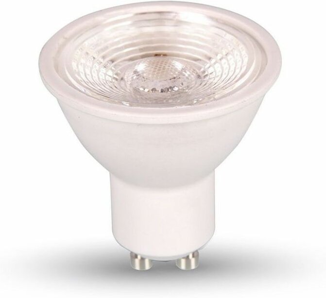 V-tac - LED-Strahler - GU10 Linse 38° dimmbar - IP20 - Weiß - 7 Watt - 550 Lumen - 6000K