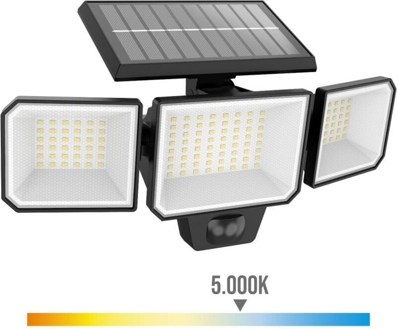 Signify - Solarbetriebene led-notleuchte philips nysil security 8.7w 5000k schwarz - 26915600