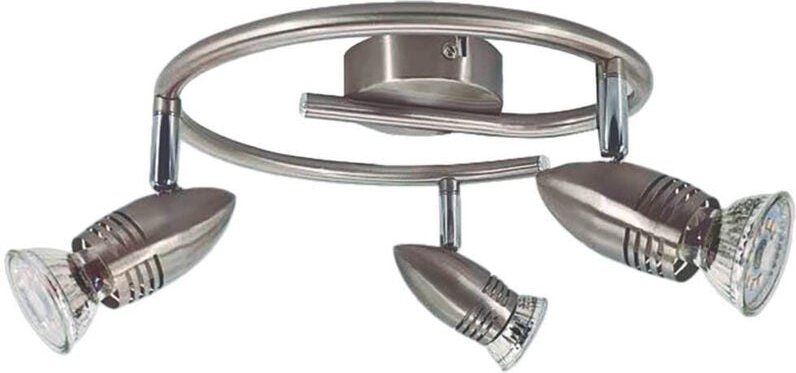 Dreifach-Spiral-Deckenstrahler Kegla Serie GU10 Nickel