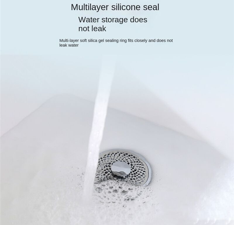 Tlily - Edelstahl-Mesh-SpüLbeckenfilter, KüChenkanalisation, Verstopfungssichere Siebe, BodenabläUfe, HaarfäNger, Abfall...