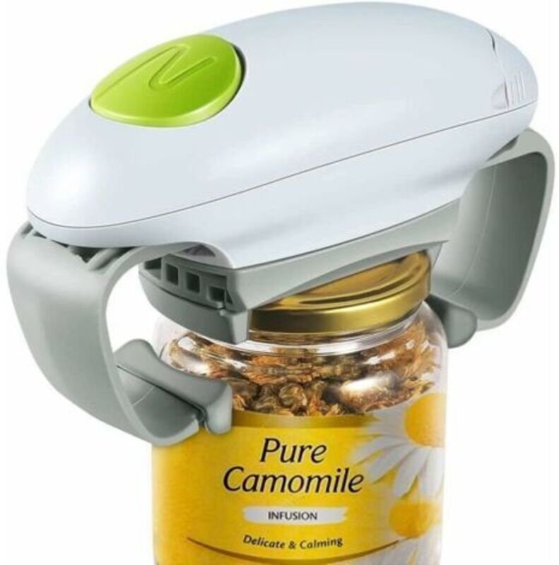 Elektrischer Dosenöffner für ältere Menschen mit Arthritis und empfindlichen Händen. Ein-Knopf-Dosenöffner.