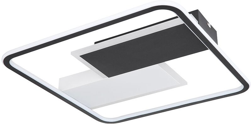 Globo - Deckenlampe Deckenleuchte schwarz Wohnzimmerlampe dimmbar weiß led Smart Nachtlicht Fernbedienung cct, led 50W 2...