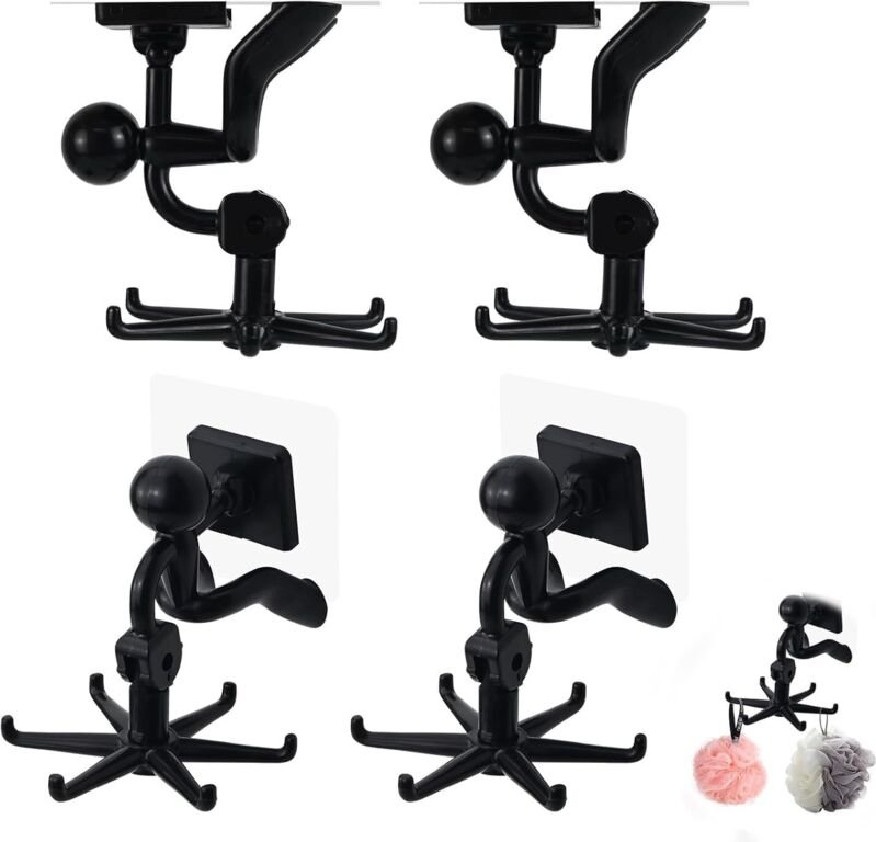 Stück 360° drehbarer Küchenutensilienhalter zur Wandmontage, Küchenutensilienaufbewahrung ohne Bohren, Küchenutensilienh...