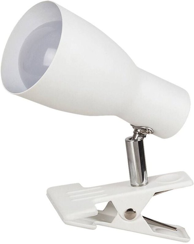 Wandleuchte mit Clip und E27-Schalter, weiß Ebony 6026 Rabalux