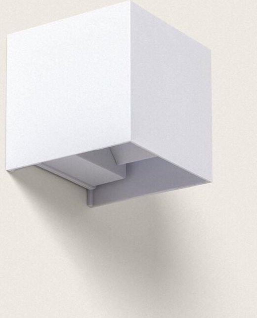 LED-Wandleuchte Außen 6W pc doppelseitige Beleuchtung Onis Weiß