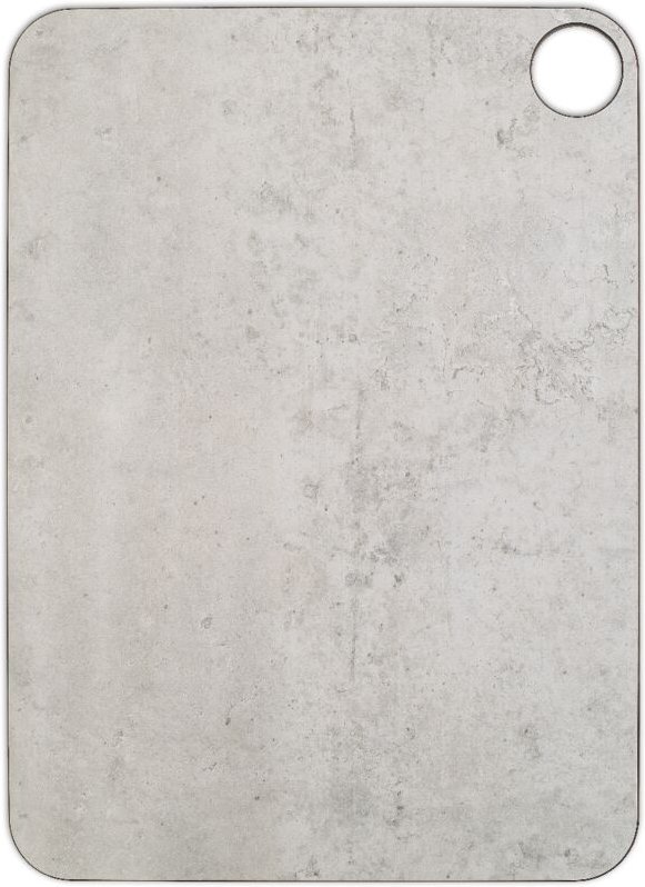 Brett - Arcos Schneidebrett, Edelstahl, Weiß, 377 x 277 mm. Farbe Weiß.