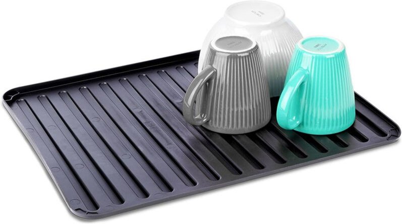 Thumbnail - Abtropfmatte für Geschirr, Küchenregal, Abtropffläche, Töpfe, Tassen