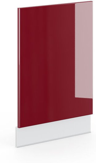 Frontblende Fame-Line, Bordeaux Hochglanz, 45 cm ohne Arbeitsplatte, Vicco