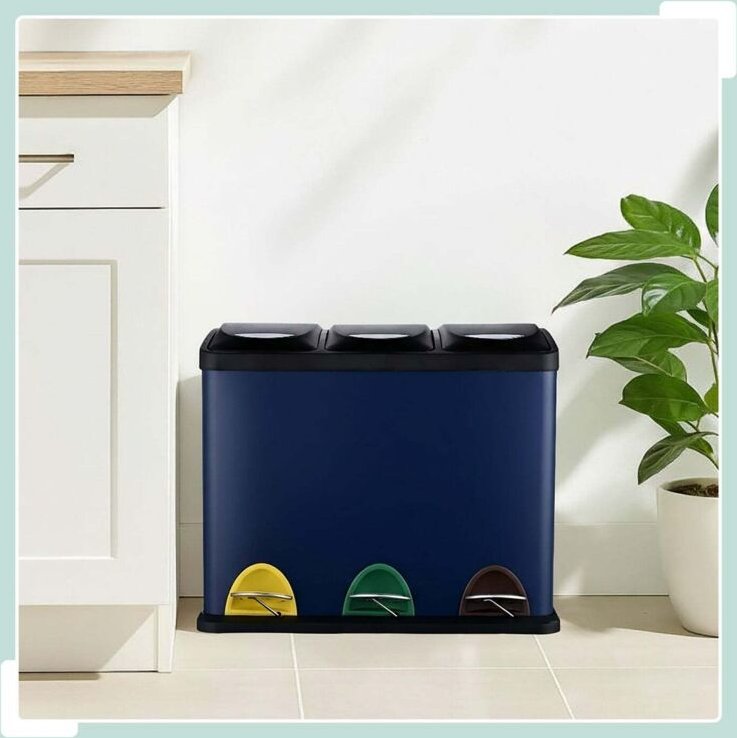 Kuchenabfalleimer 3 facher je 8 liter