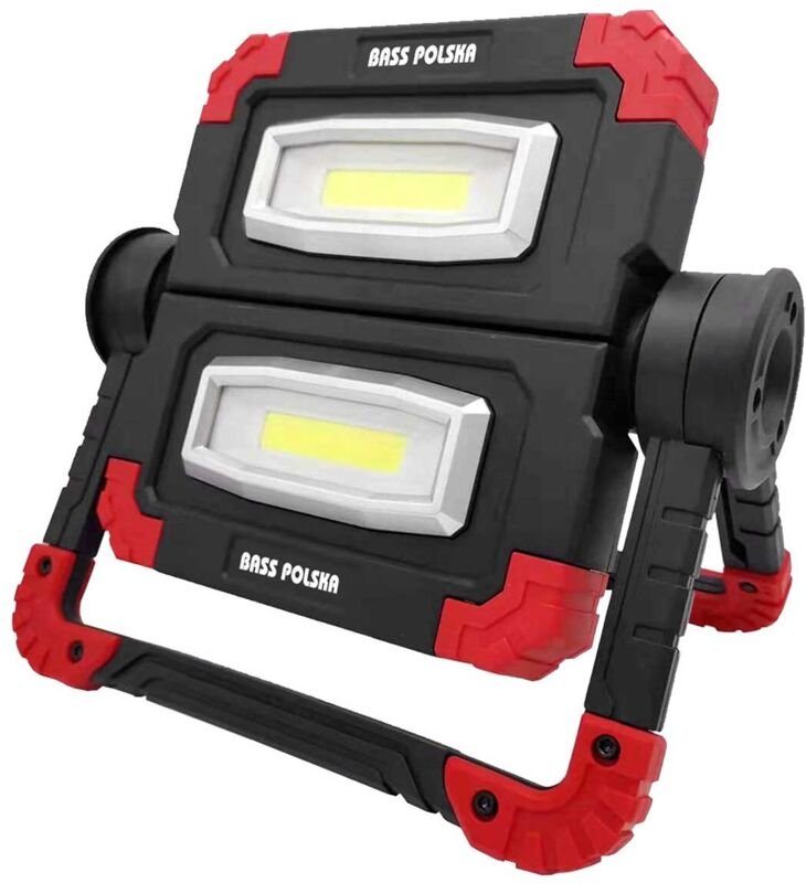 Wiederaufladbare, faltbare Doppel-COB-LED-Lampe