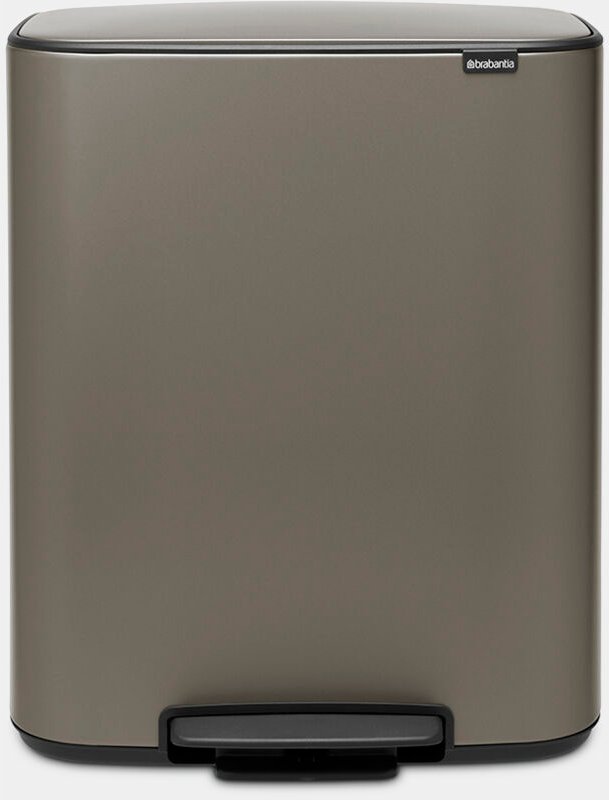 2x30l platinpedalbehälter - Brabantia - 211546