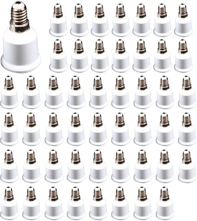 50 stücke Lampe Sockel Konverter E14 Auf E27 Adapter