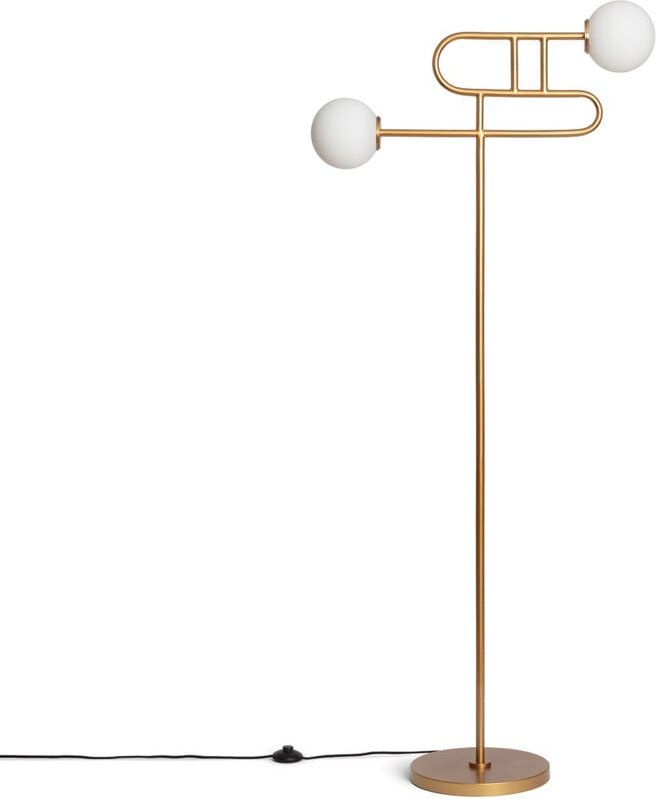 Stehlampe Metall Rowsley Gold