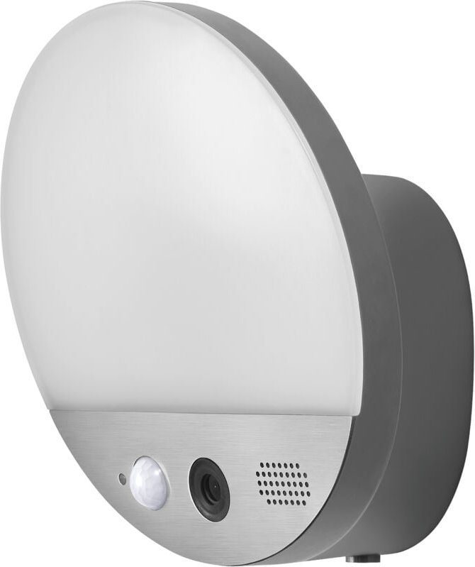 Kameraleuchte Smart+ WiFi Wall Round Cam 15 w, 950 lm, 3000K, Sensor, Audio, IP44 Kameraleuchte - Ledvance